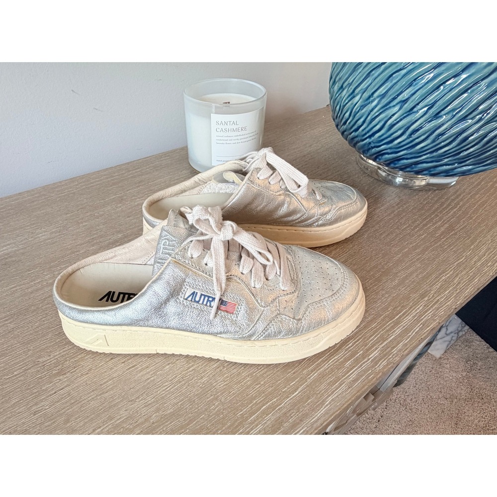 Autry Medalist Mule Sneakers Women Silver 37